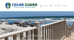 Desktop Screenshot of colorguardrailing.com