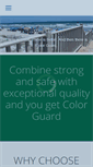 Mobile Screenshot of colorguardrailing.com